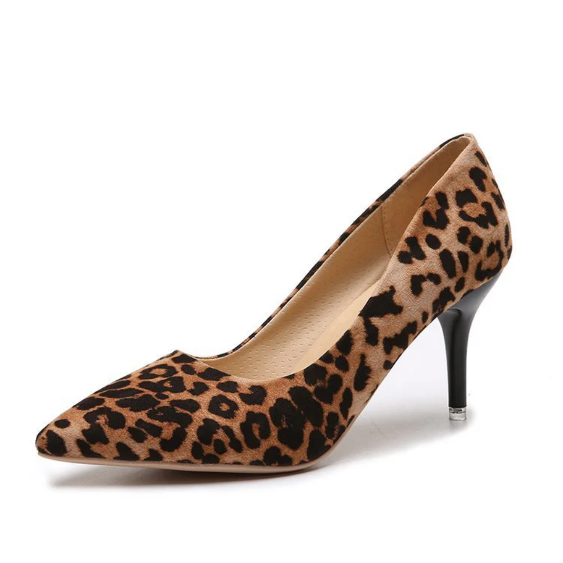 Women's Elegant Pumps - High Heel Leopard Print