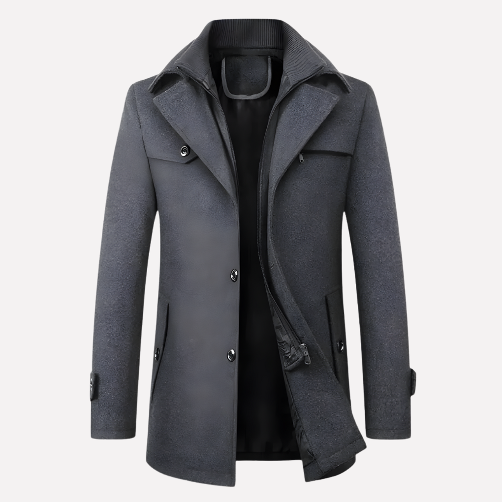 Men's Classic Wool Coat