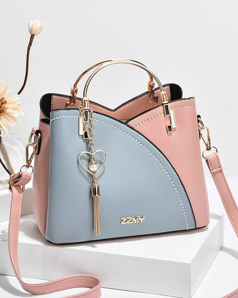 Elegante geräumige Handtasche mit zwei Tragevarianten – Erin