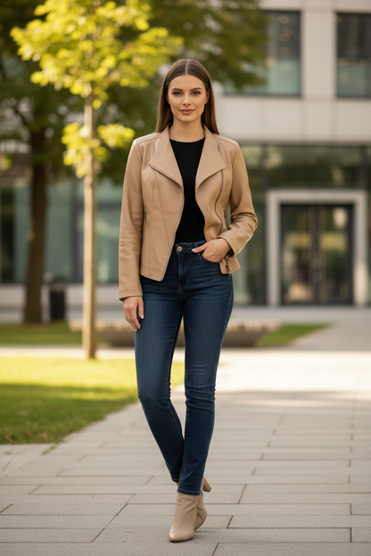 Chaqueta elegante para mujer de corte moderno, para un estilo sofisticado y seguro