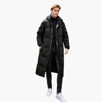 Men's Padded Winter Jacket with Full Zip