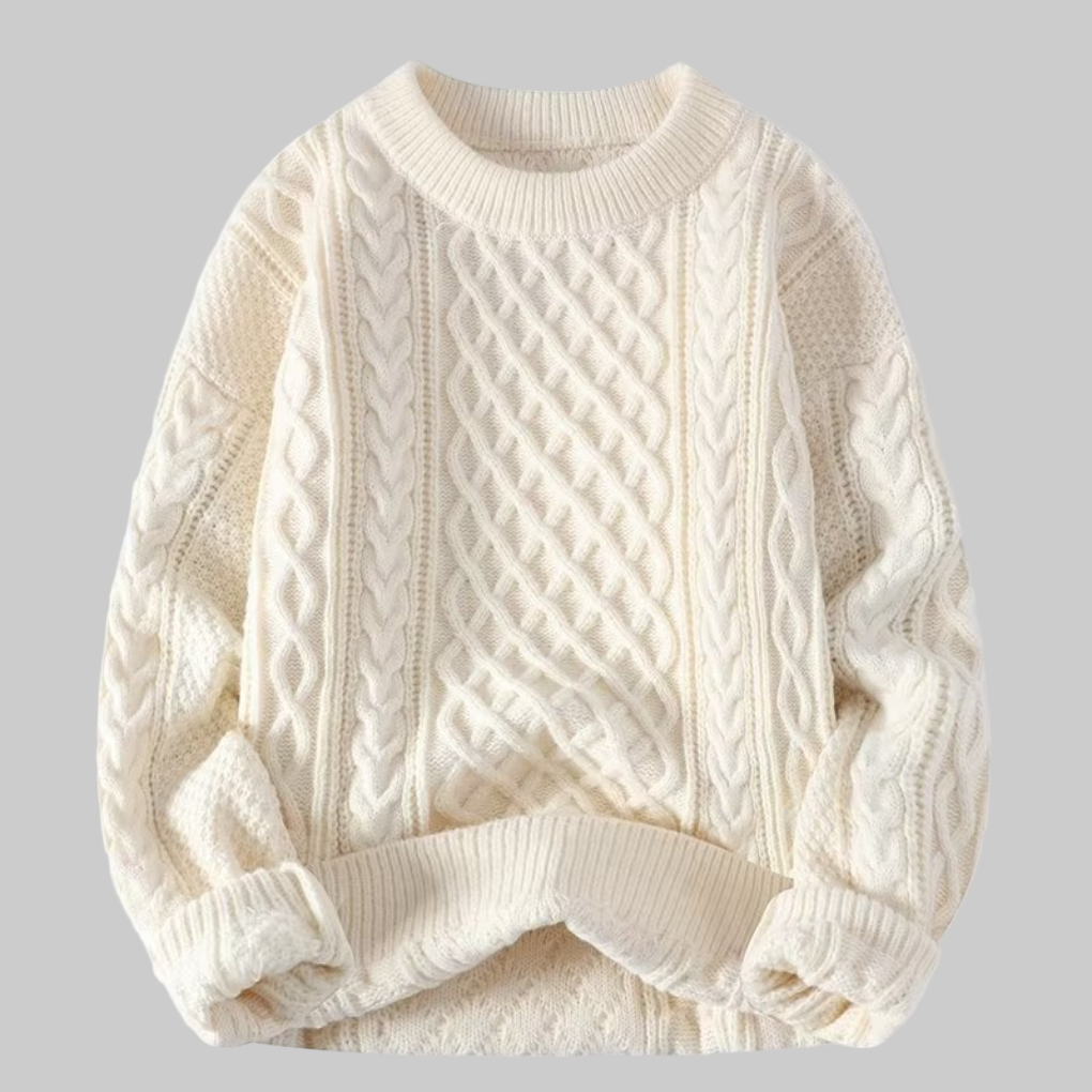 Maglione da donna con scollo rotondo – senza tempo e confortevole