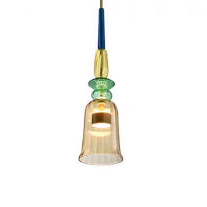 Lustră suspendată elegantă din sticlă, cu LED, Madre - modernă și cu o atmosferă plăcută