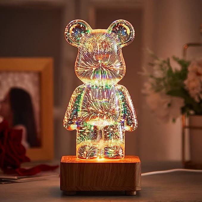 3D Firework Bear Lamp