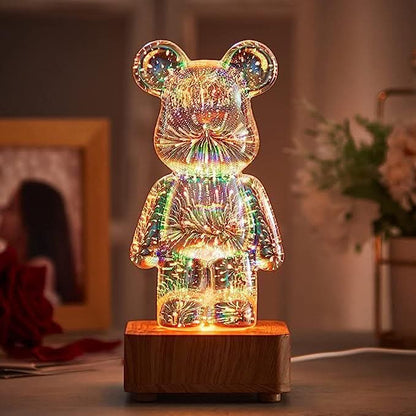 3D Firework Bear Lamp