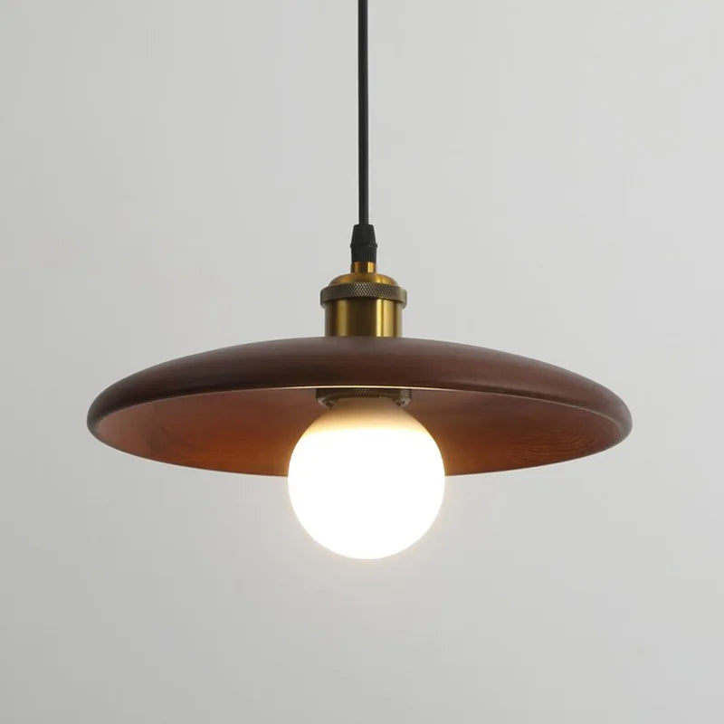 Rustic Wooden Ceiling Lamp for Ambient Lighting