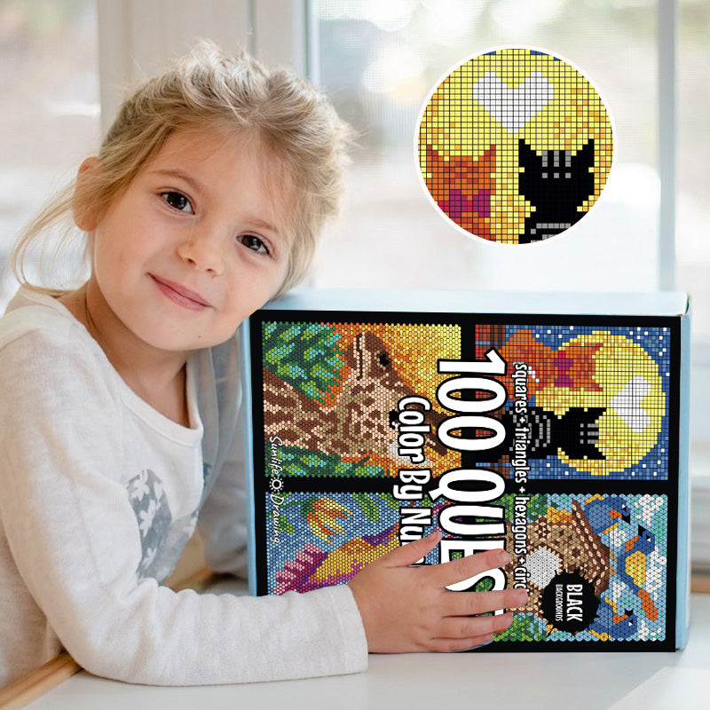 Colourful Creative Number Colouring Book - For Relaxation and Fun