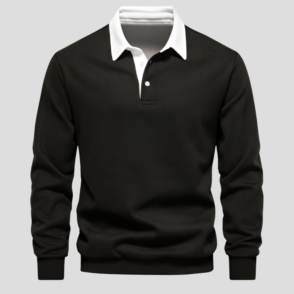 Men's Long Sleeve Polo Shirt