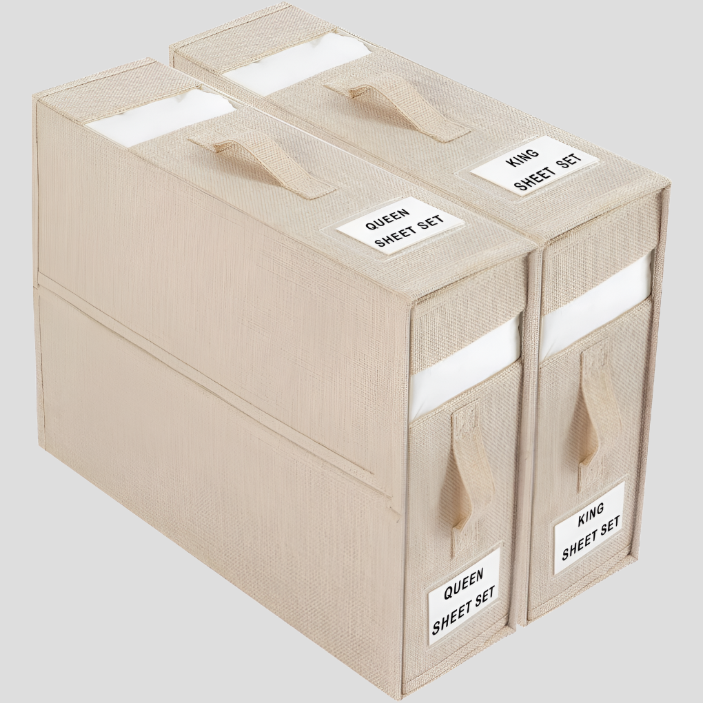 Faltbare Bettlaken-Organizer-Box