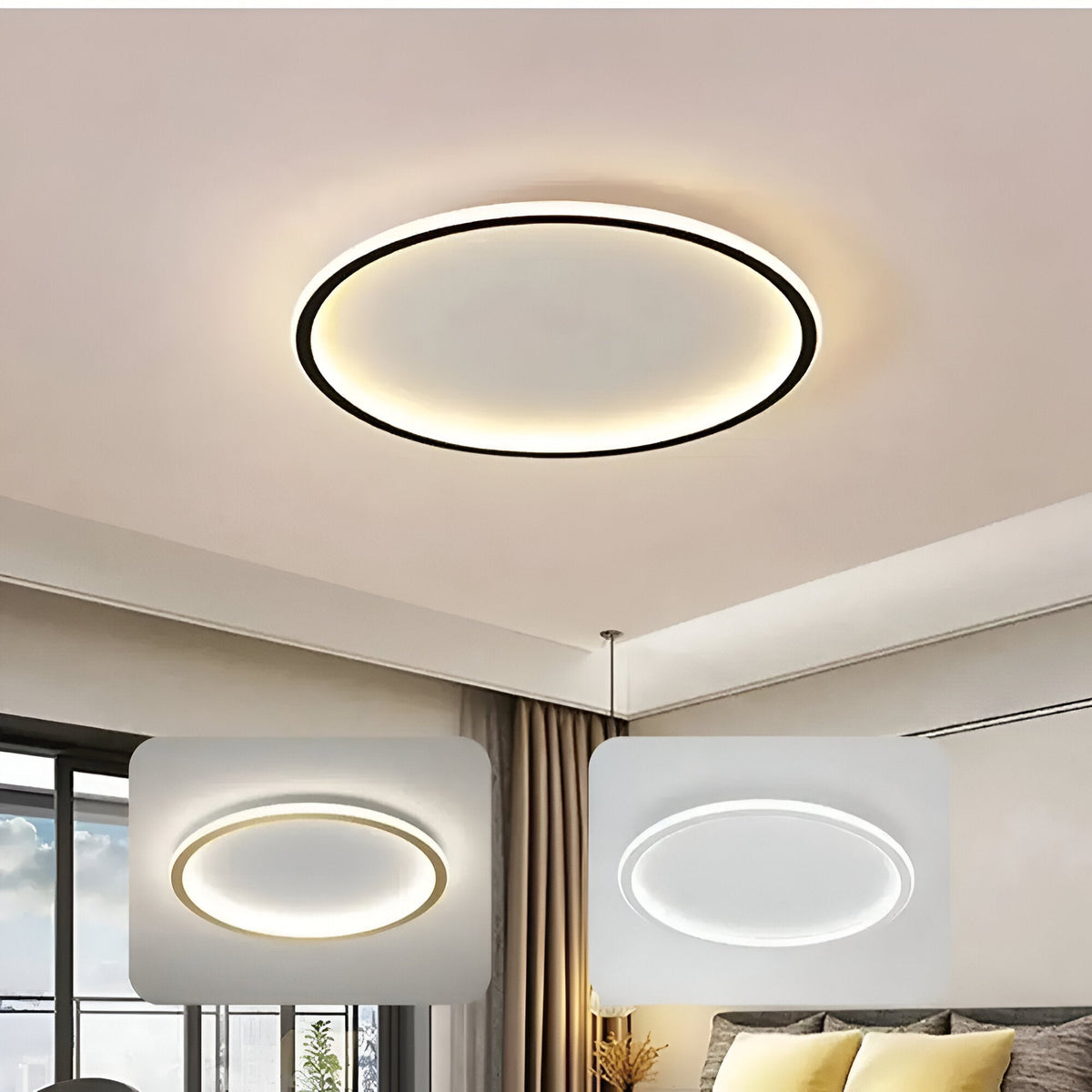 Ultradunne moderne plafondlamp - Stijlvolle ledverlichting
