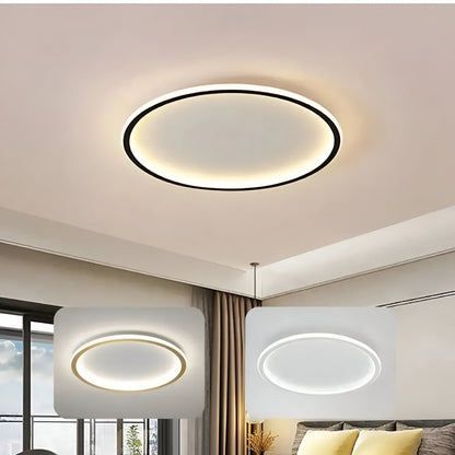 Lámpara de techo moderna y ultrafina - Iluminación LED con estilo