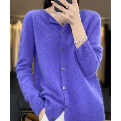 Merino Wool Cashmere Jumper - Marbel