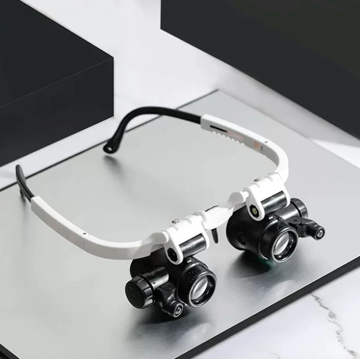 Adjustable LED Magnifying Glasses with Multiple Magnifications – Optimal Precision for Detail Work