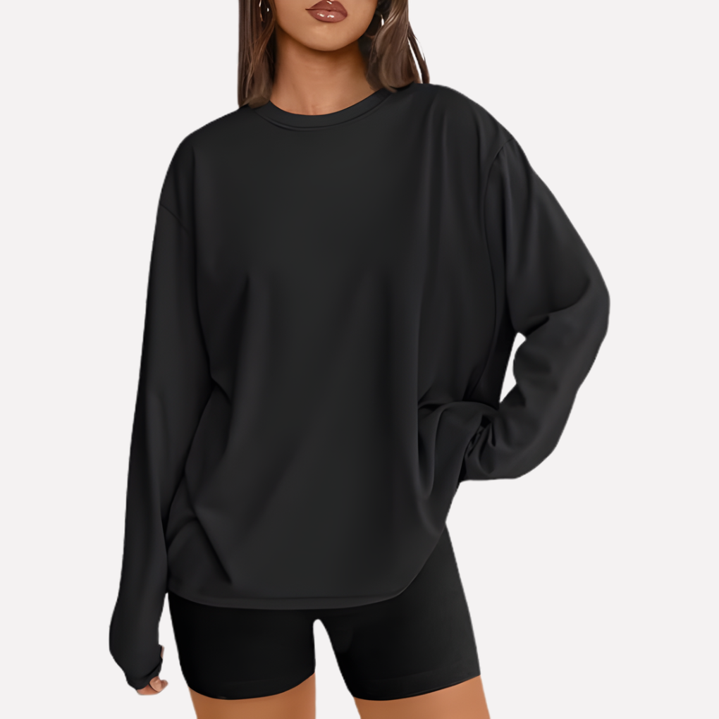 Women's Oversized Long Sleeve Shirt