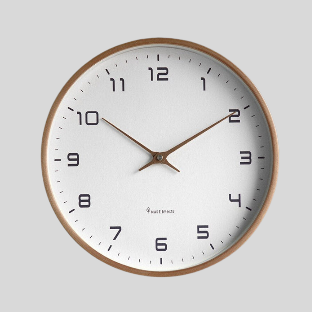 Beautiful Scandinavian Wooden Clock