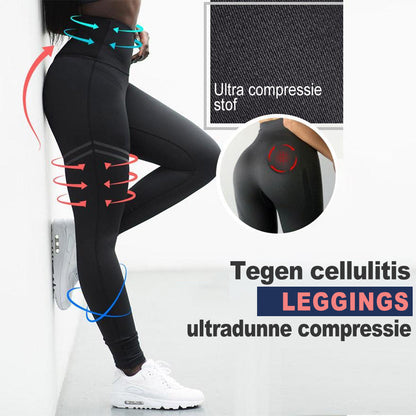 High-Waisted Compression Sports Leggings for Women