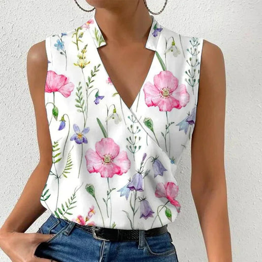 Deni - Top sin mangas elegante para mujer