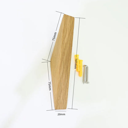Perchero de madera de pared