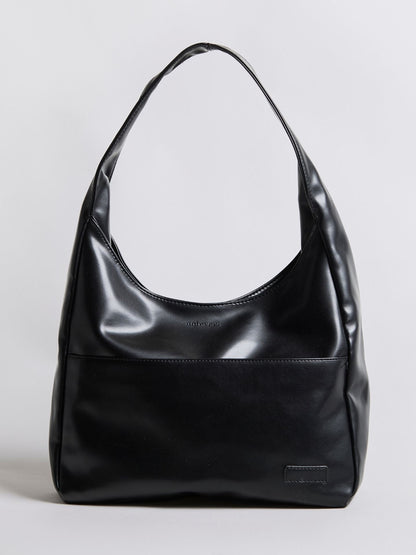 Minimalist Vegan Empty Hobo Shoulder Bag