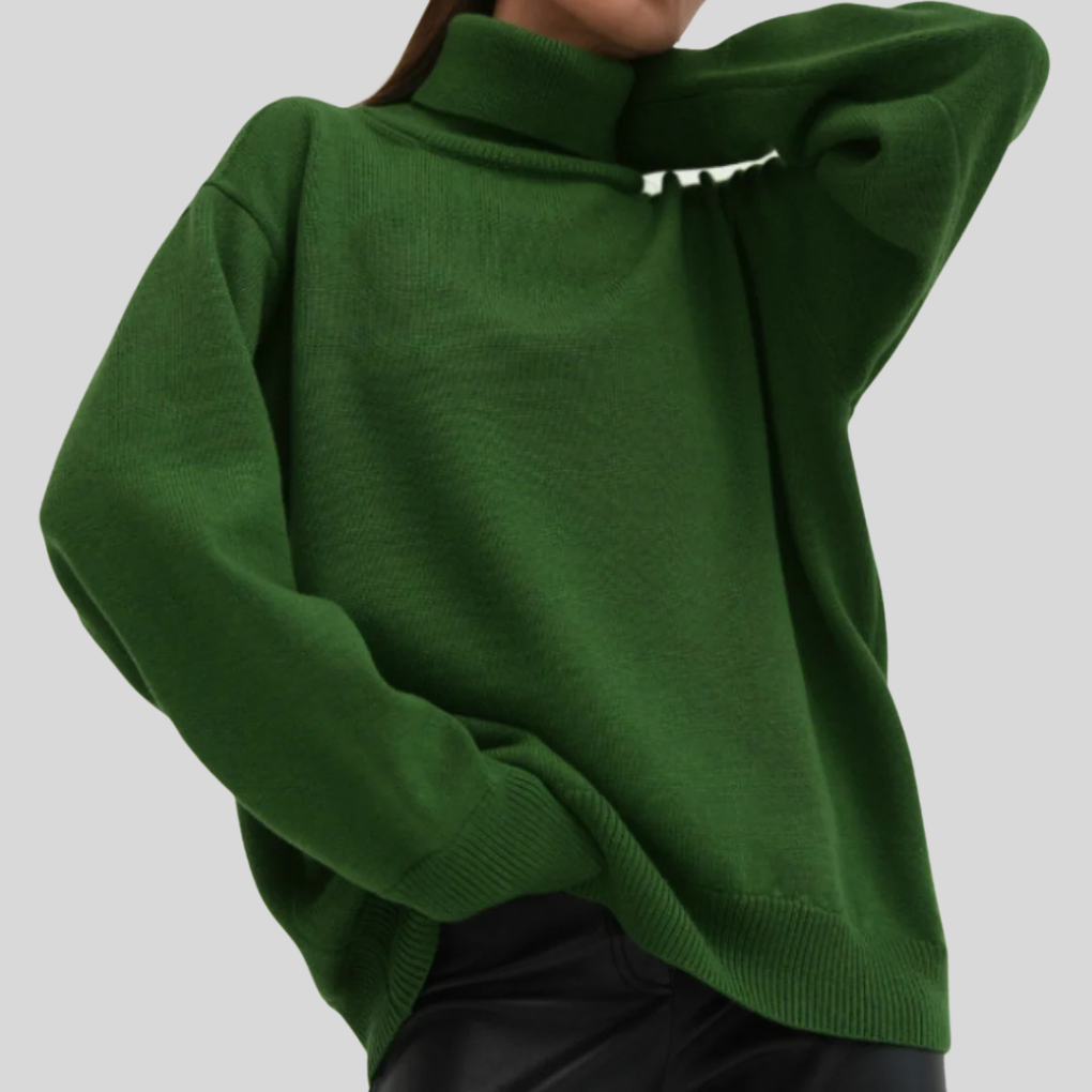 Modern roll neck jumpers for women