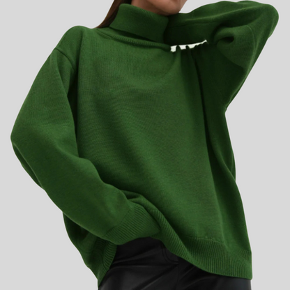 Modern roll neck jumpers for women