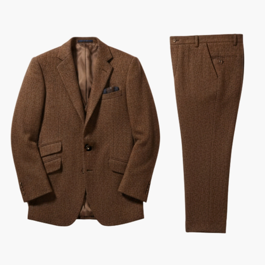 Costum formal pentru bărbați, cu sacou și vestă