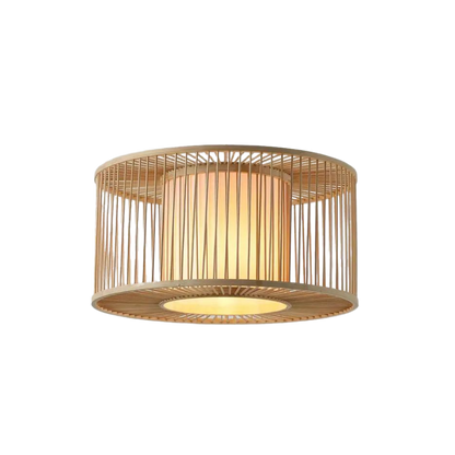 Bamboo Pendant Lamp Night Butterfly