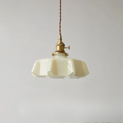 Elegante lampada a sospensione in ottone – BrillianceGlow per uno stile senza tempo