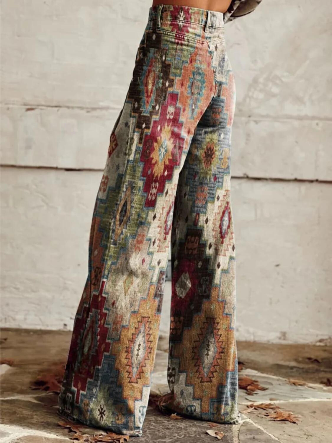 Pantaloni statement boho in denim – Per uno stile creativo e libero