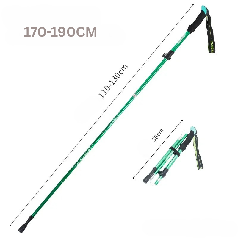Folding Aluminium Telescopic Walking Stick for Outdoor & Seniors