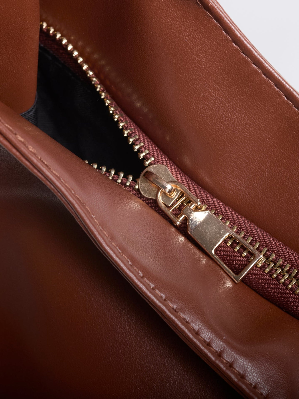 Minimalist Vegan Empty Hobo Shoulder Bag