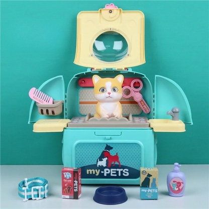Pet Paradise - Portable Pet Grooming Set - For Children - Play and Learn