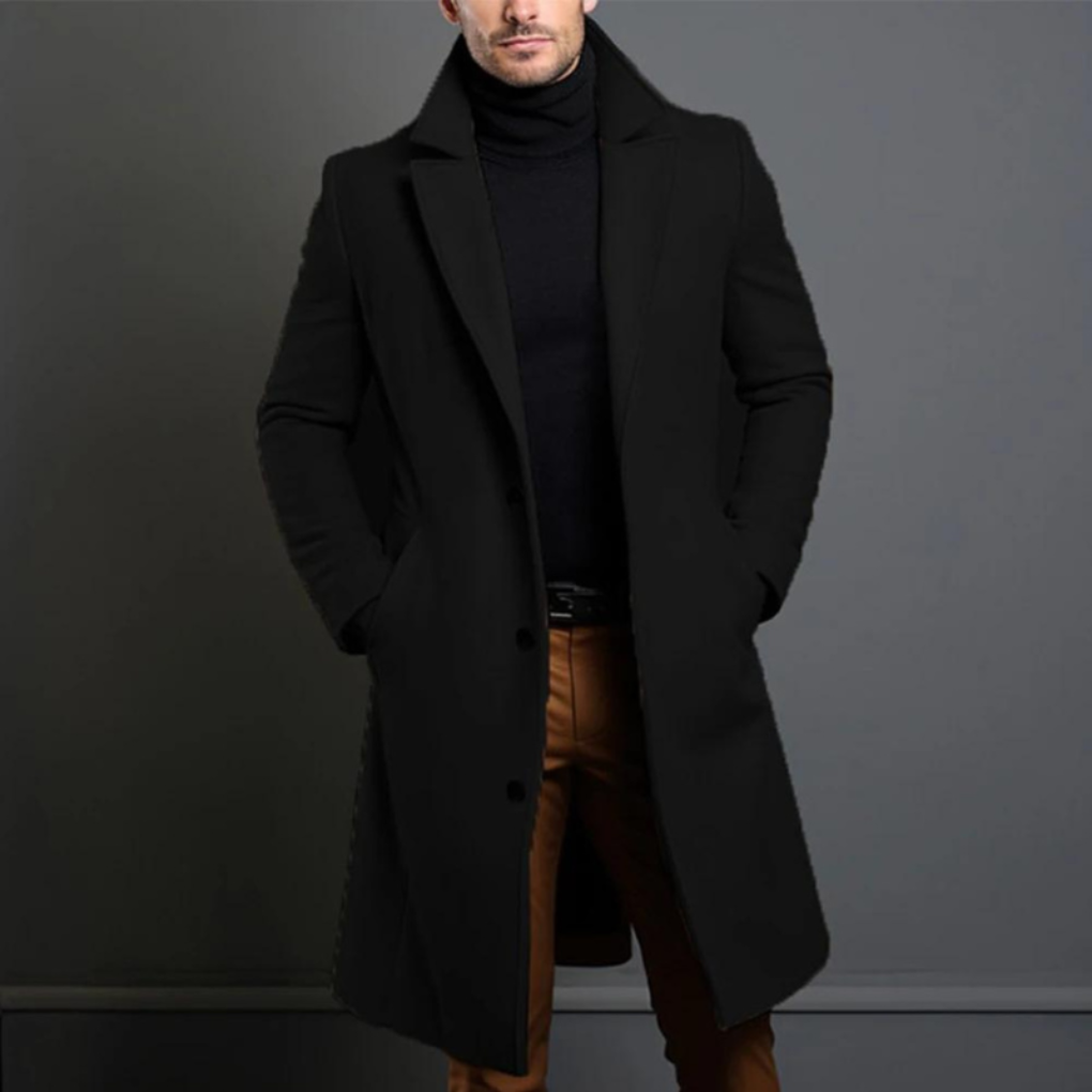 Wool Men's Coat – Timeless Style for Cold Days