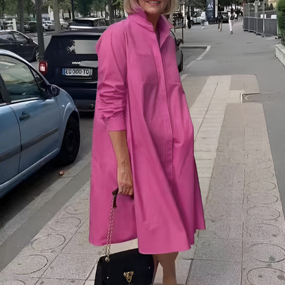Vestido polo elegante para mulher
