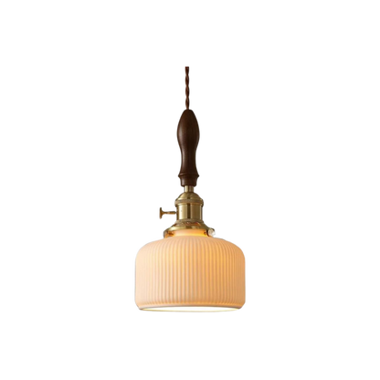 Lampă suspendată cu design ceramic scandinav