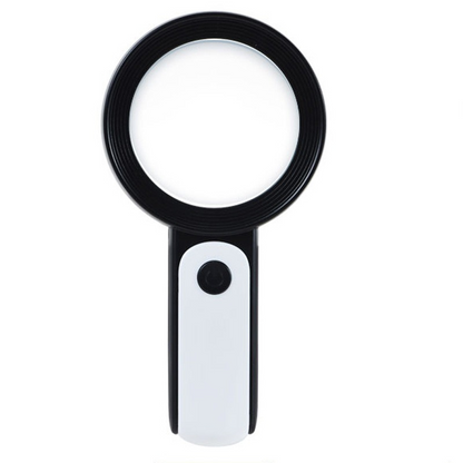 Magnifying Glass with LED Lighting and Adjustable Light Levels for Clear Reading