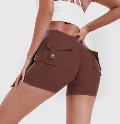 High-Waisted Shorts with Elegant Minimalist Look