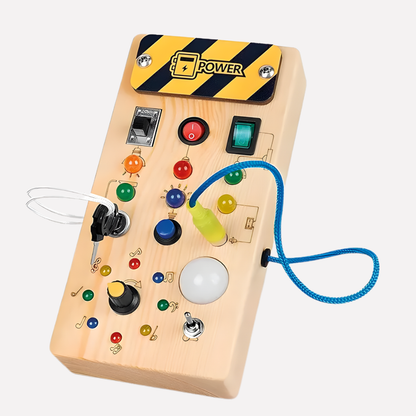 Montessori Activity Board with LED Lights