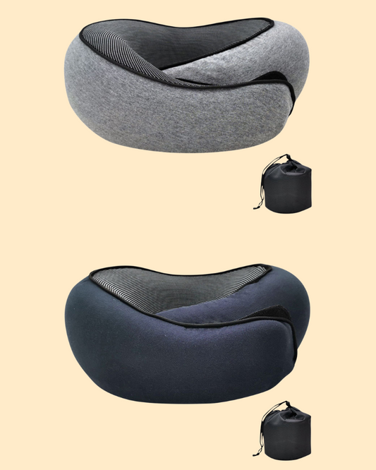 Almohadas ergonómicas de viaje para el cuello con espuma viscoelástica