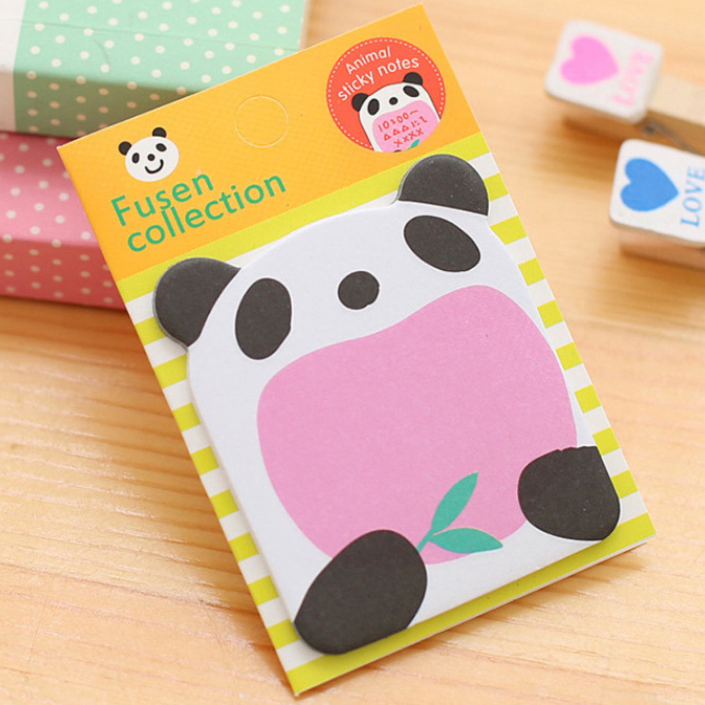 Cute Panda Cartoon Sticky Notes Memo Block