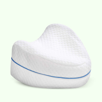 Knee Pillow Memory Foam - MEMORY FOAM - FOR BACK DISCOMFORT, SIDE SLEEPERS & PREGNANCY
