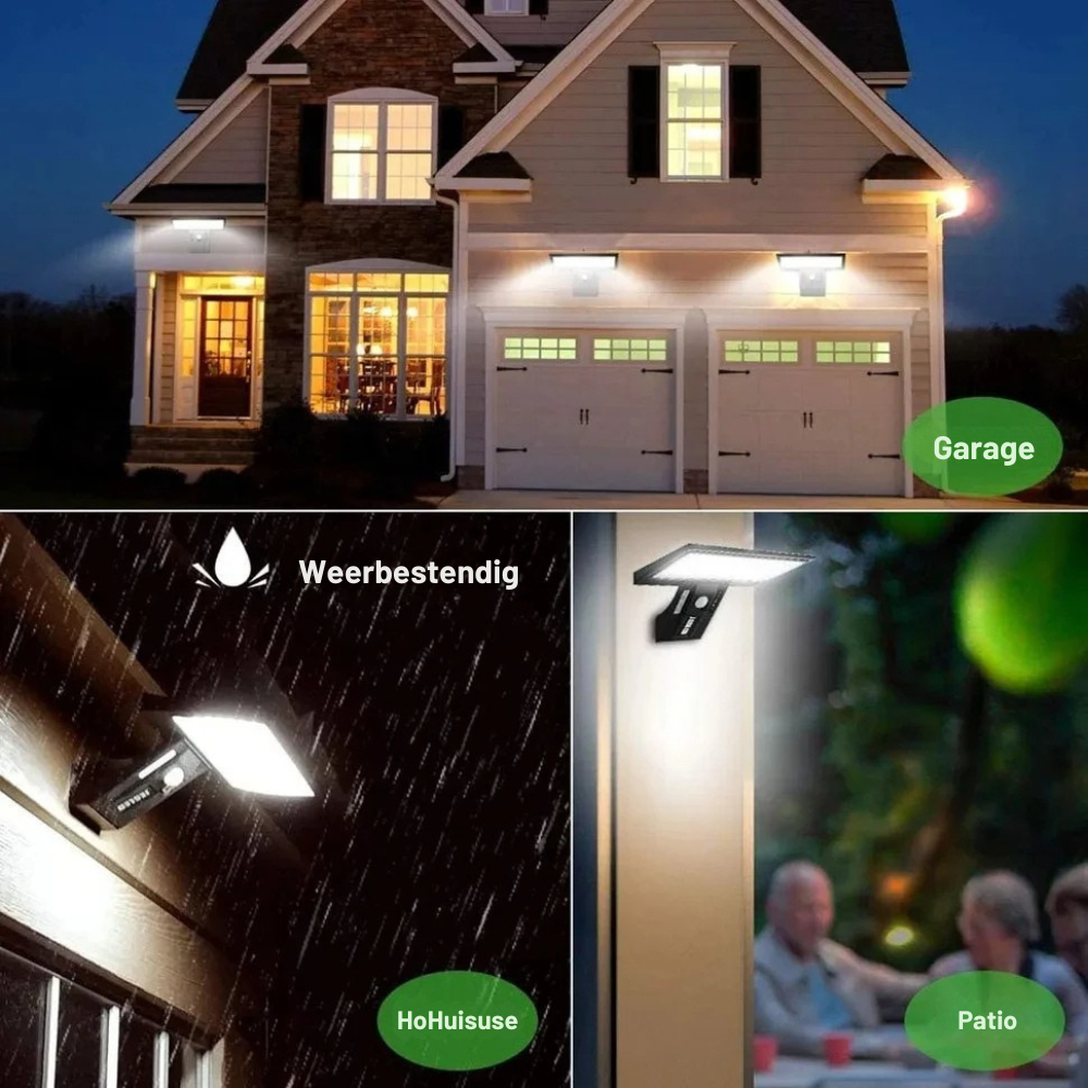 IP65 Waterproof Outdoor Lamp with Sensor for Garden & Facade