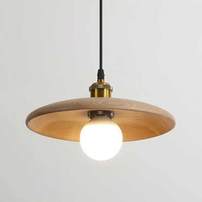 Rustic Wooden Ceiling Lamp for Ambient Lighting