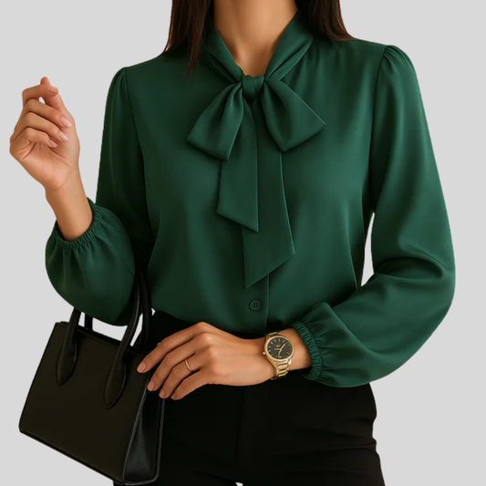 Blusa de mujer con detalle de lazo