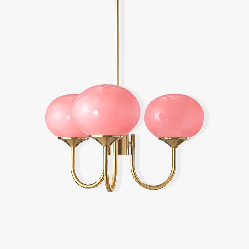 Modern chandelier with playful flair