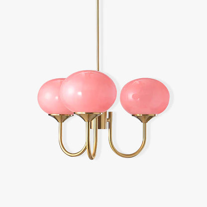 Modern chandelier with playful flair