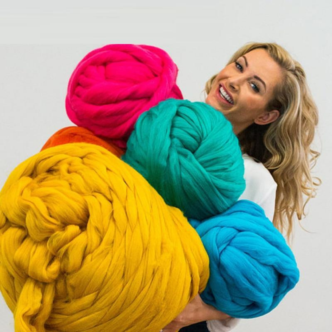 Winterdecke zum Selberstricken