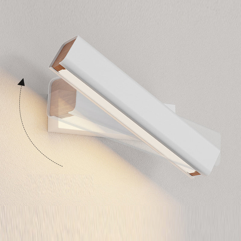 Modern LED Wall Lamp of Wood and Metal