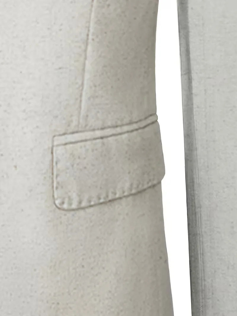 Linen suit with slim fit