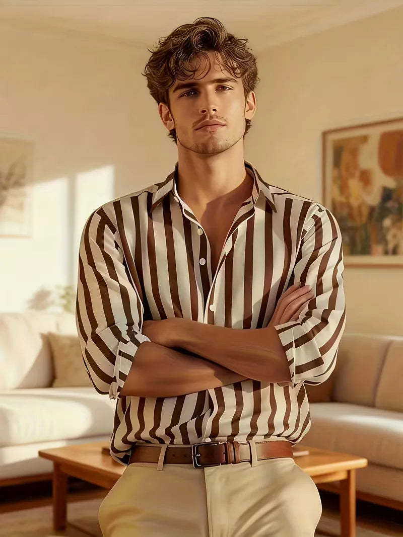Chemise décontractée coupe ajustée